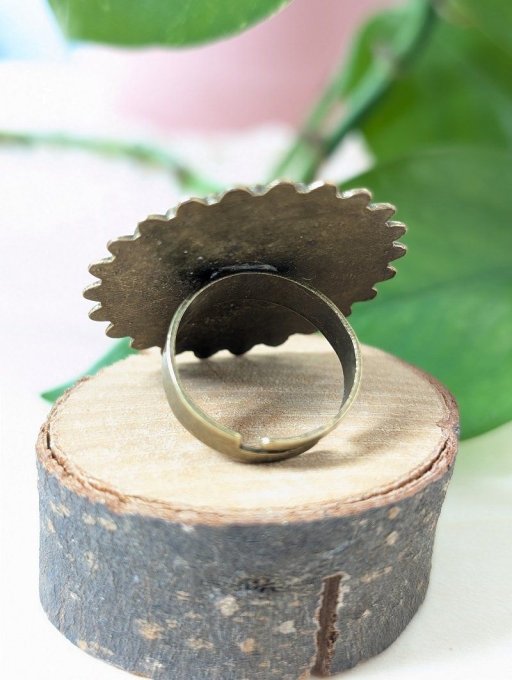 Bague Plumettes Fleur de Dentelle Mila