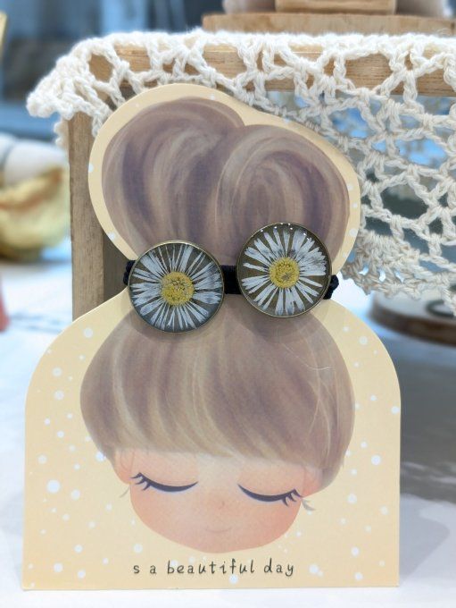 Bijoux de cheveux fleur de Pâquerette Zara