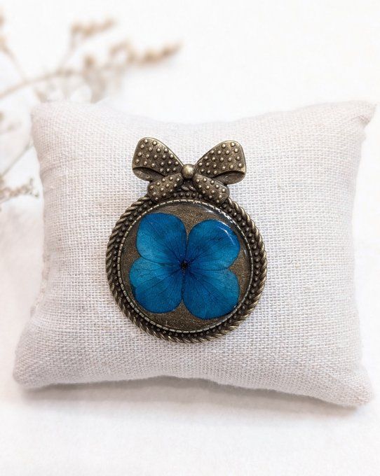 Broche Nœud Hortensia Erel