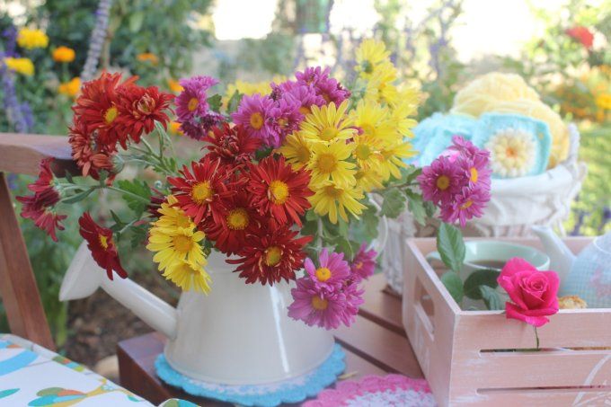 Lot de 2 Bijoux de cheveux Chrysanthème Clem